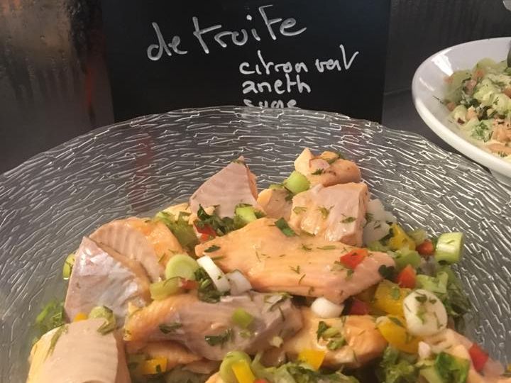Quelques nouveautés aux buffets du restaurant Léopold
Ceviche de …
